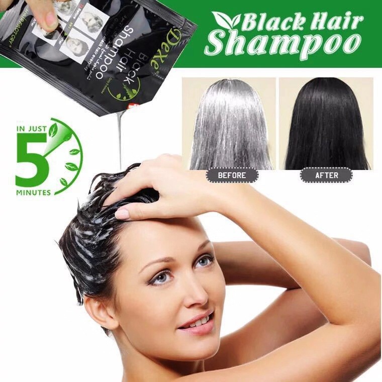 Hair Spray Color - Champú rápido para el cabello negro,