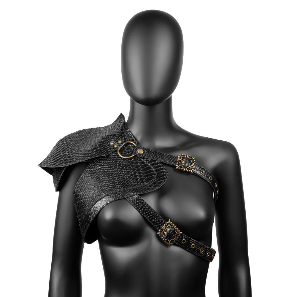 Cosplay Prop - Chaleco de cuero estilo steampunk, armadura