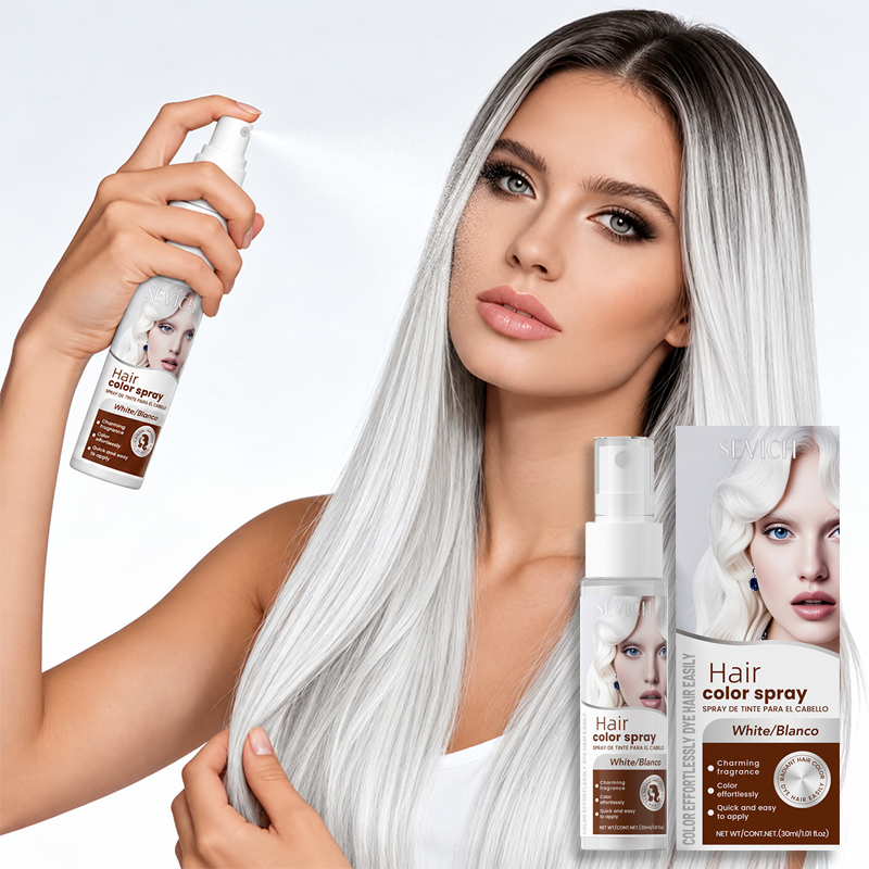Hair Spray Color - Spray de coloración capilar blanca para
