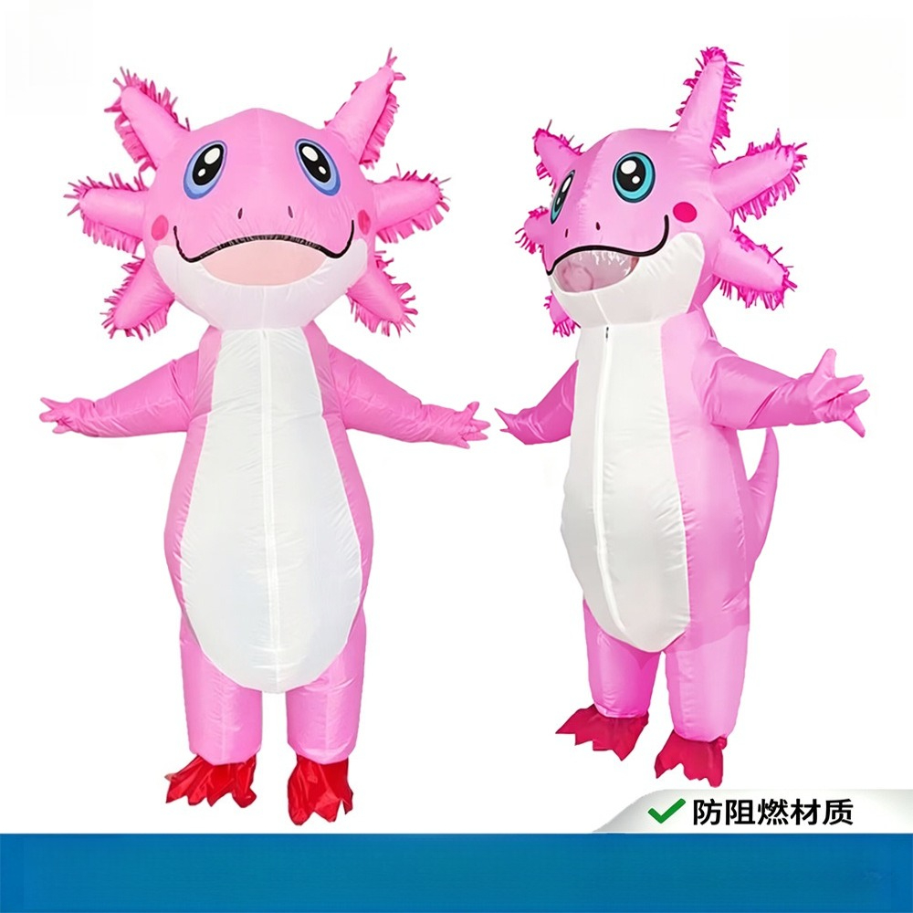 Cosplay Prop - Disfraz de Mascota Inflable de Salamandra