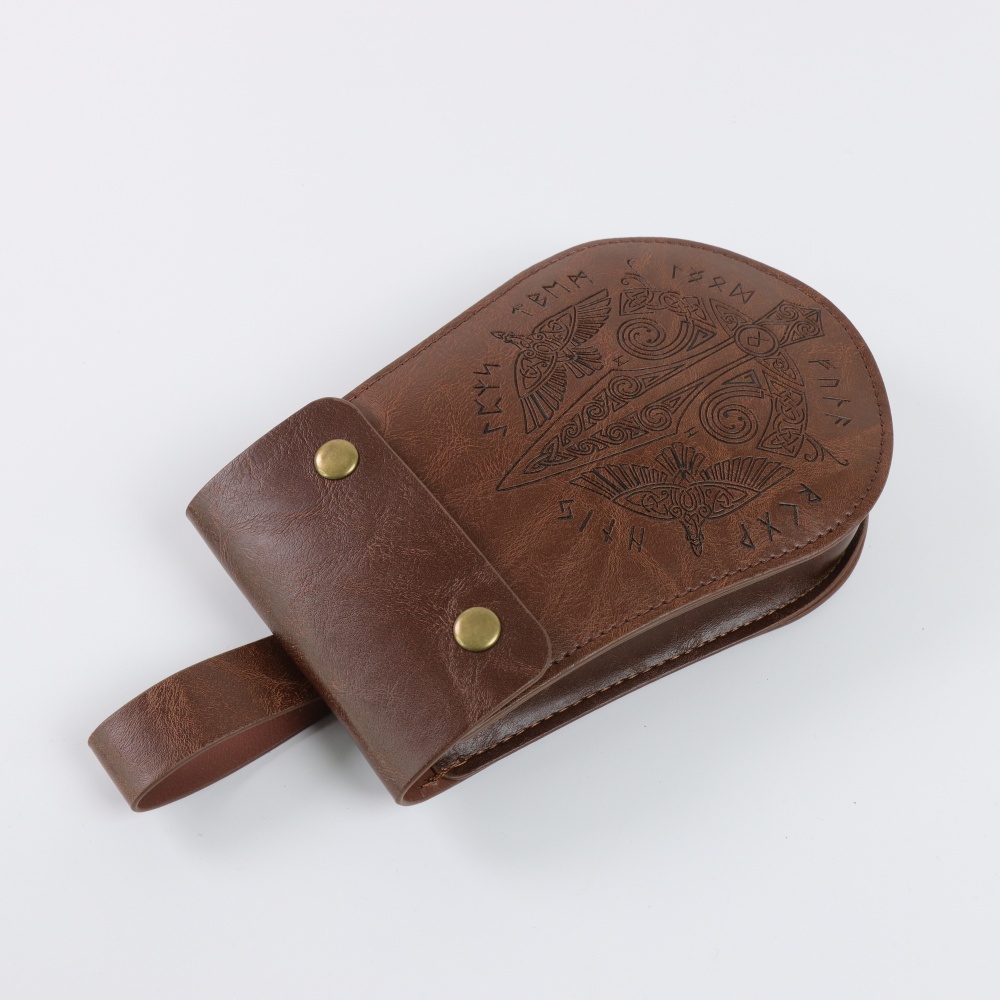 Bolsa de cintura de cuero sint - Cosplay Prop reseña y precio
