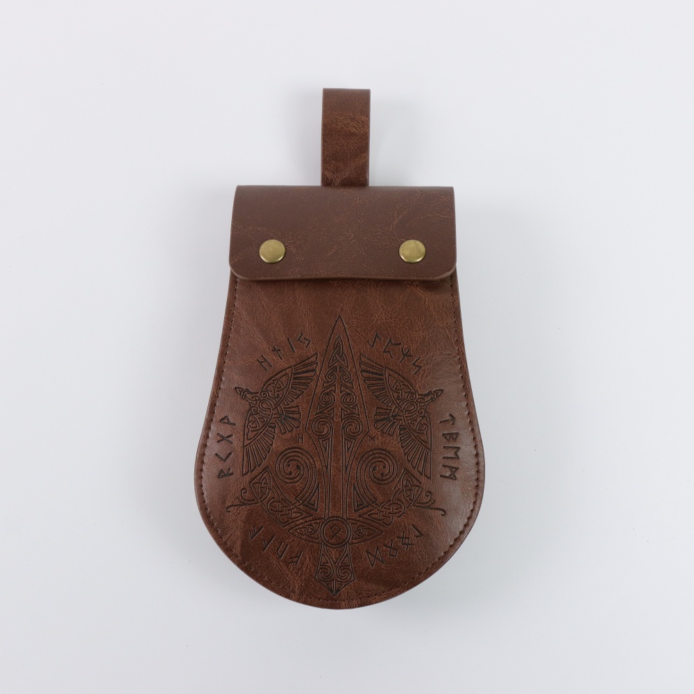 Bolsa de cintura de cuero sint - Cosplay Prop reseña y precio