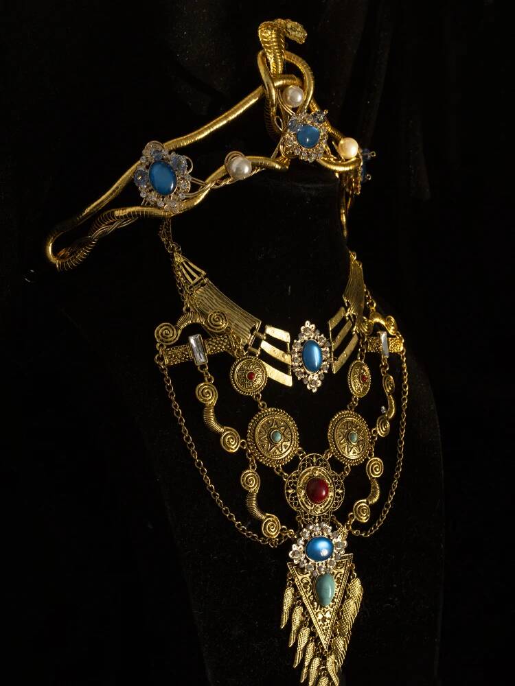 Cos tocado egipcio accesorios  - Cosplay Prop Making reseña y precio