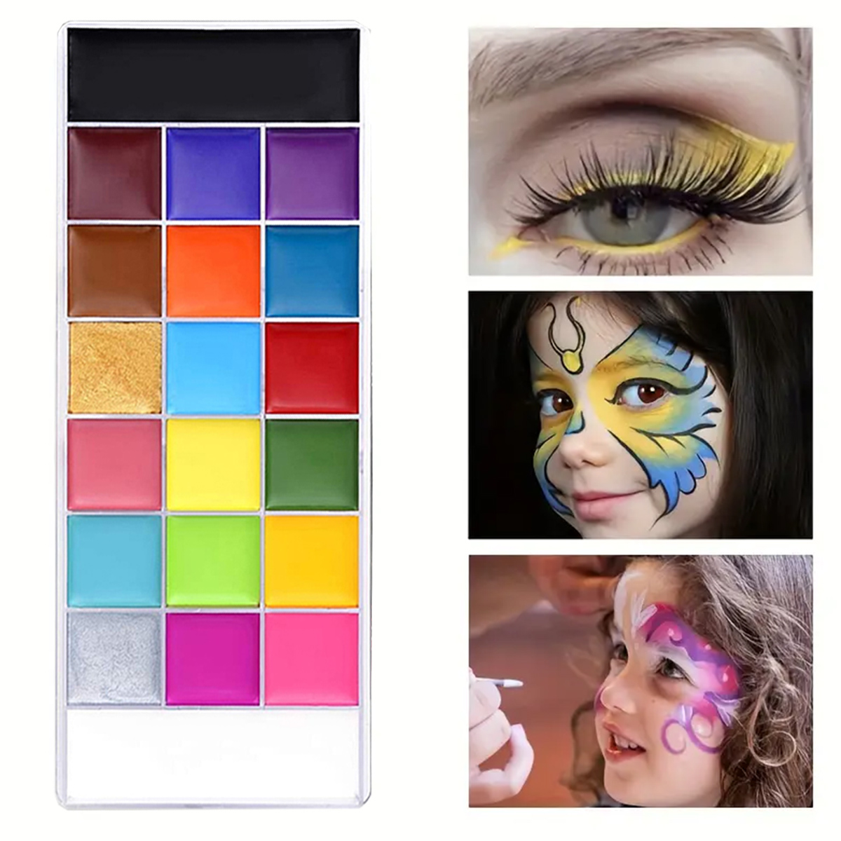 20 colores de pintura facial p - Cosplay Prop Paint reseña y precio