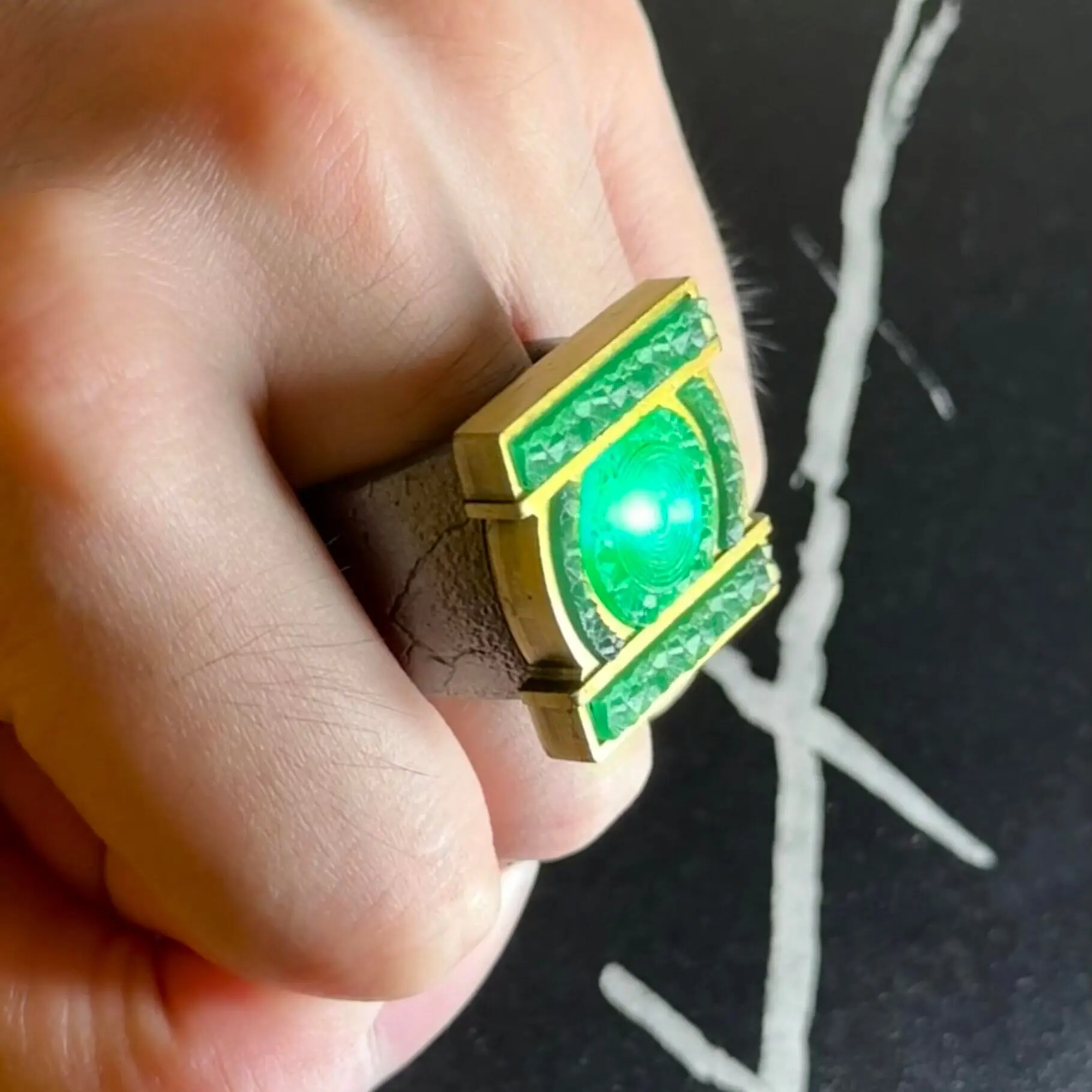 【En stock】Anillo de metal del  - Cosplay Fire Prop reseña y precio