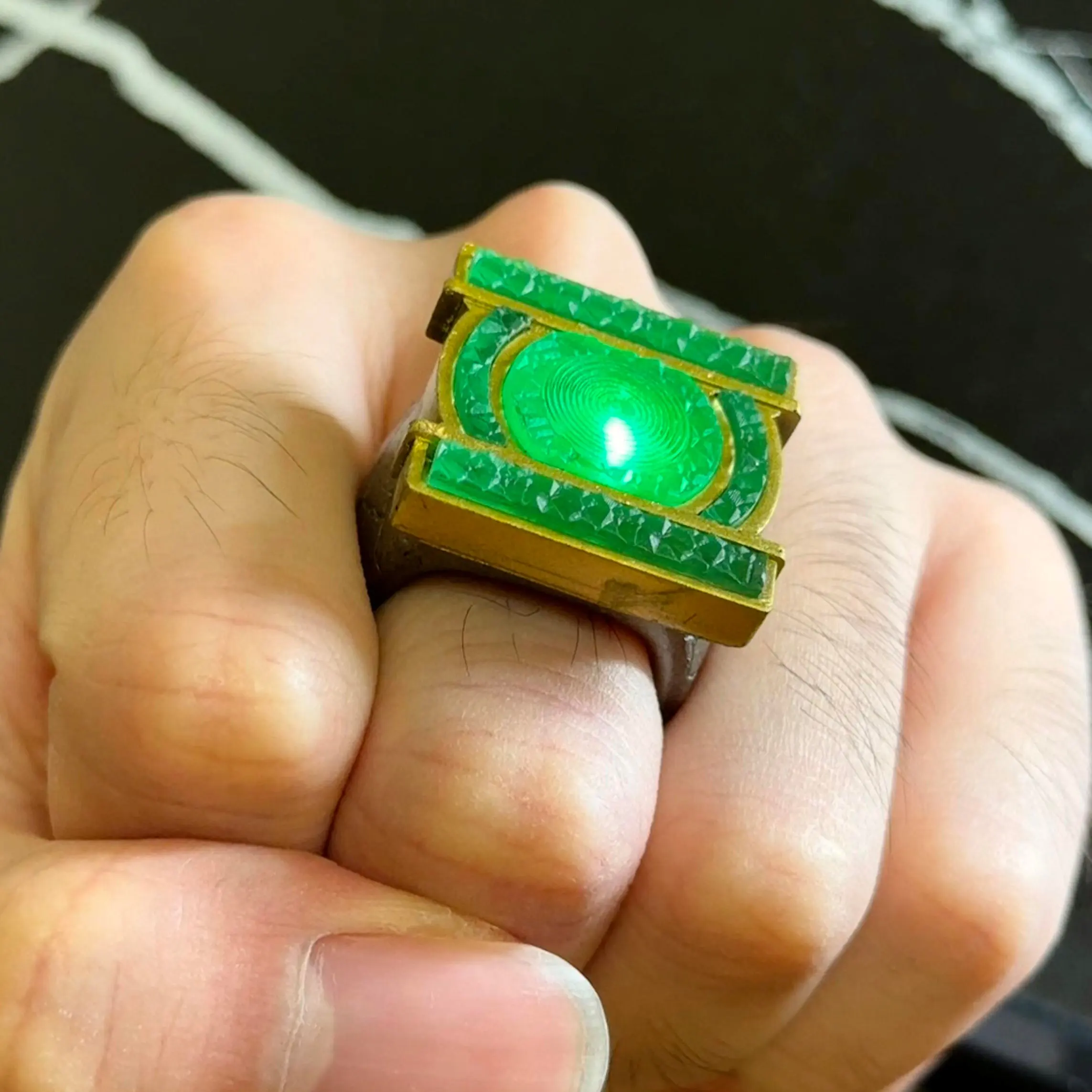 【En stock】Anillo de metal del  - Cosplay Fire Prop reseña y precio