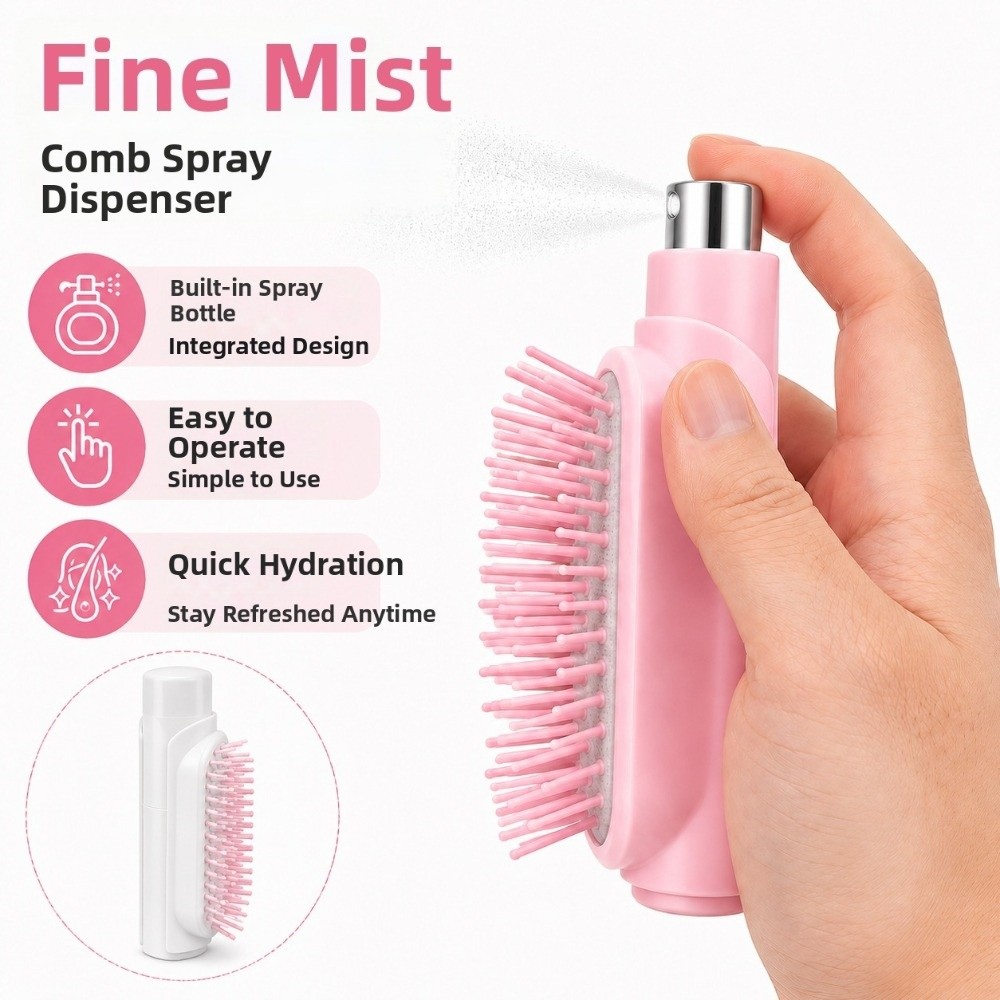 Cepillo de masaje con pulveriz - Hair Spray Color reseña y precio