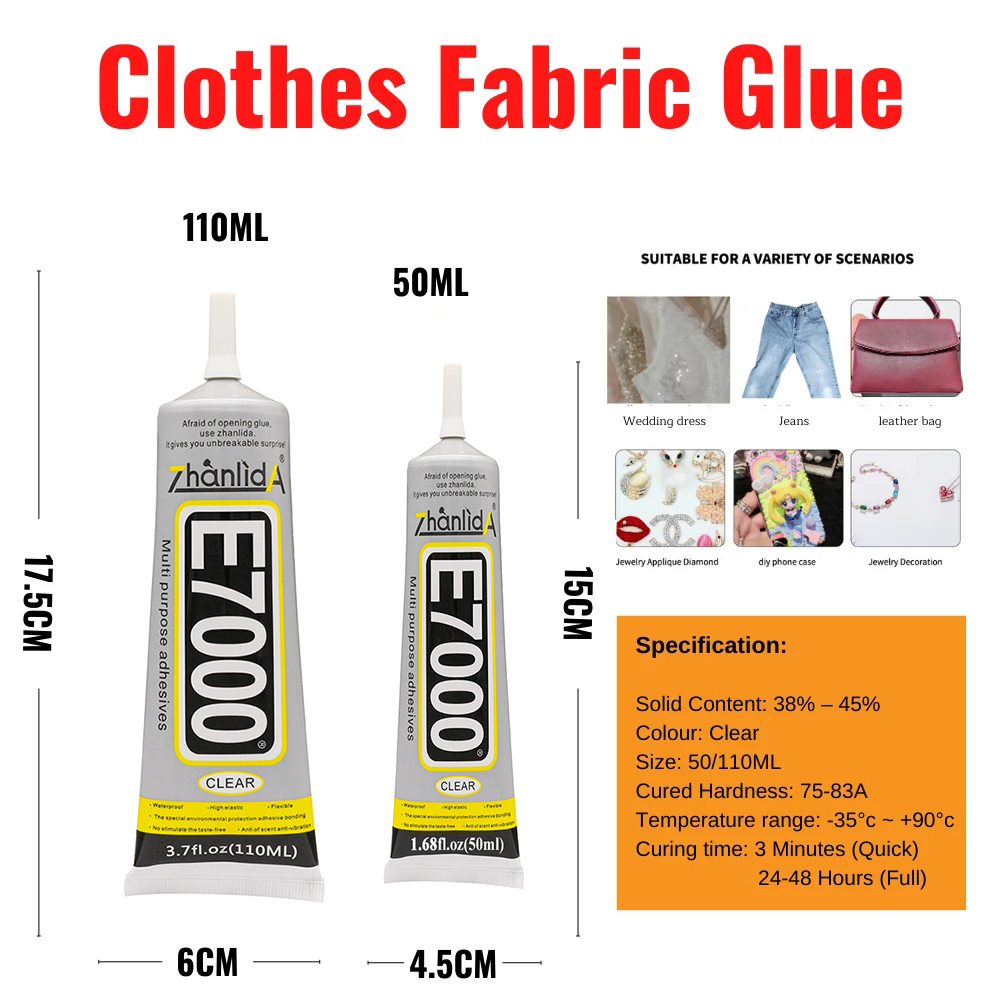 Pegamento E7000 Transparente d - Contact Cement Glue reseña y precio
